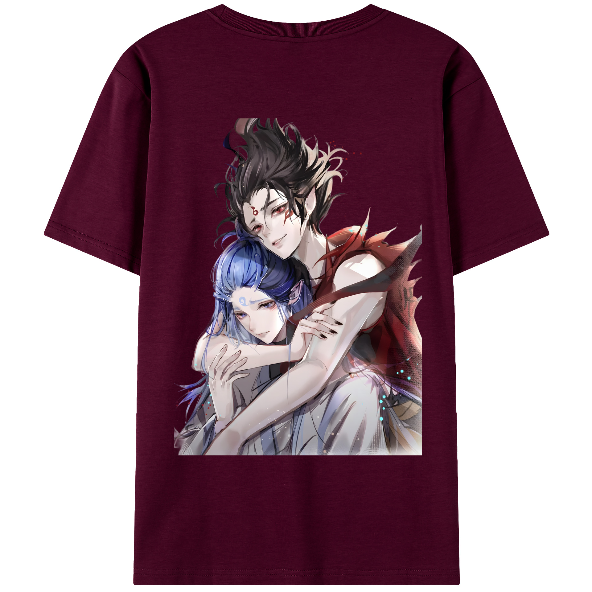（画像用） Ne Zha 2 ナタ 魔童の大暴れ レディース半袖Tシャツ(バックプリント)